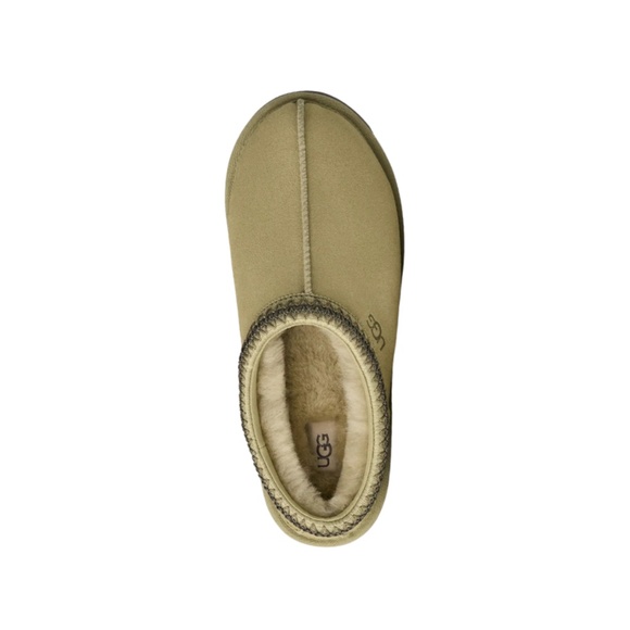 Men's UGG Tasman II Slipper in Muted Brass / Magnolia Leaf Suede - Picture 5 of 6